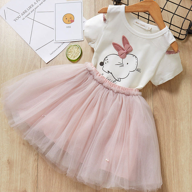 T-Shirt and Dress White Rabbit