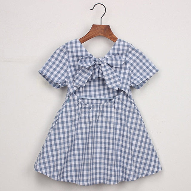 Girls Clothes Blue Plaid