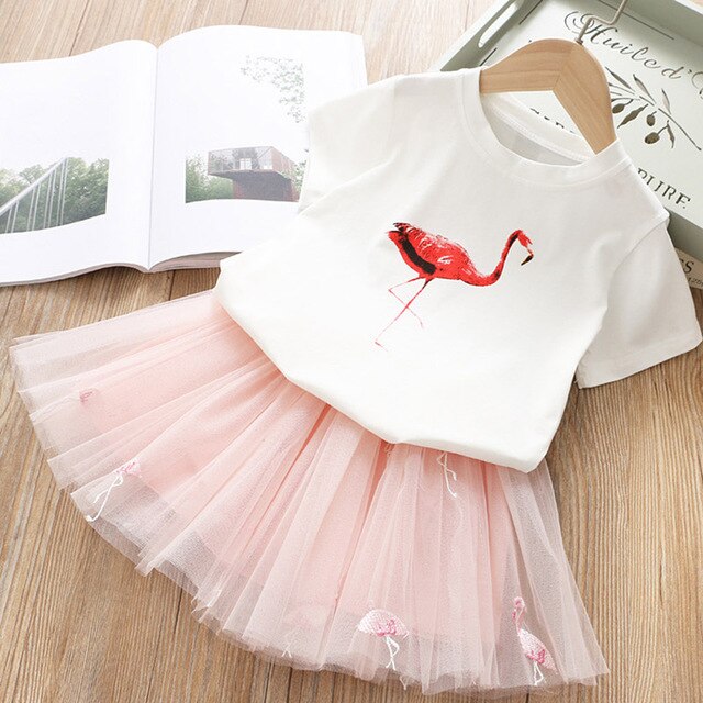 Princess Party Dress Pink Flamingo