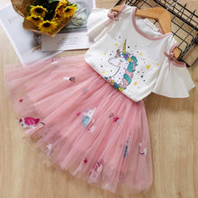 Load image into Gallery viewer, Princess Party Dress Green Flower