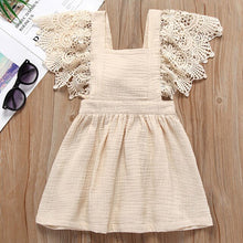 Load image into Gallery viewer, Ruffle Lace Dress Navy blue